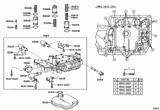 VALVE BODY & OIL STRAINER (ATM) 1